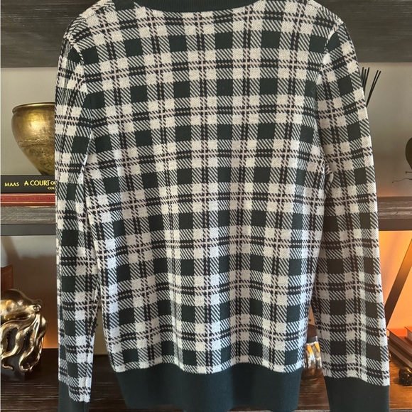 Equipment Plaid Wool Sweater - size Medium - Picture 6 of 6